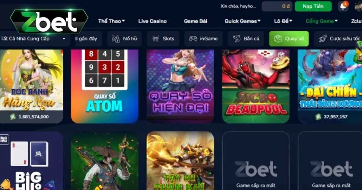 Laucuagame có số lượng trò chơi rất lớn - Laucuagame